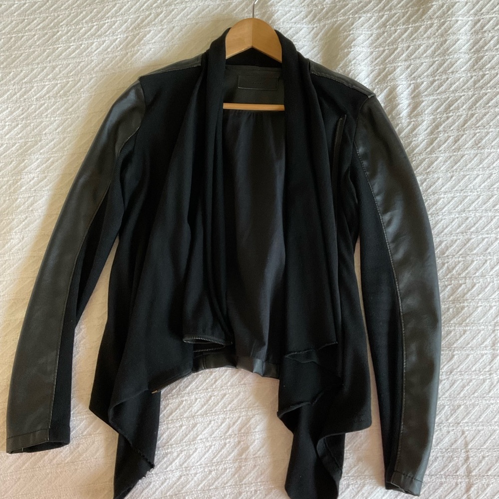 Blank NYC Black Leather Jacket